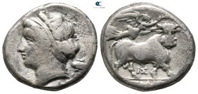 Campania. Neapolis circa 340-241 BC. Struck circa 275-250 BC. Didrachm or Nomos AR