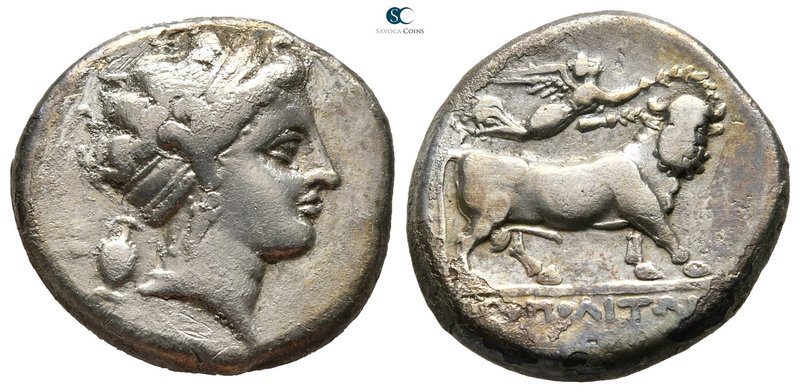 Campania. Neapolis circa 300-275 BC. 
Didrachm or Nomos AR

20 mm., 7,14 g.
...