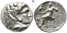 Kings of Macedon. Babylon. Philip III Arrhidaeus 323-317 BC. In the name and types of Alexander III "The Great". Tetradrachm AR