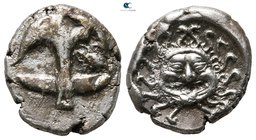 Thrace. Apollonia Pontica 420-300 BC. Drachm AR