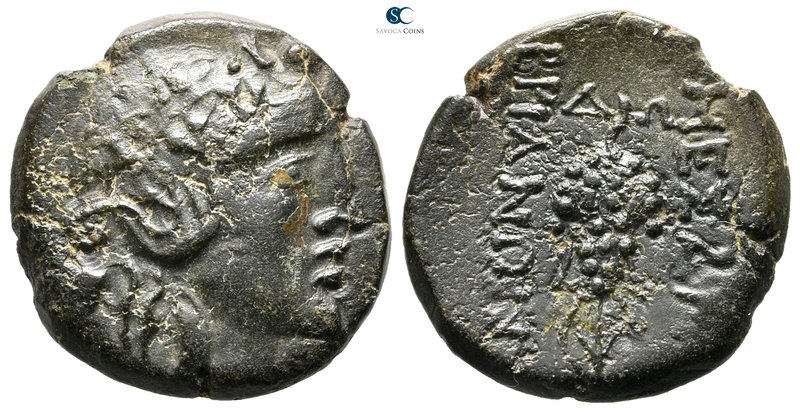Thrace. Mesambria circa 100-25 BC. 
Bronze Æ

22 mm., 5,38 g.

Head of Dion...