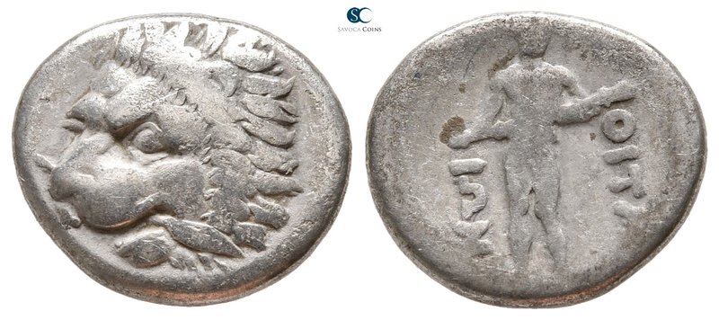 Thessaly. Oitaioi circa 323-322 BC. 
Hemidrachm AR

16 mm., 2,55 g.

Head o...
