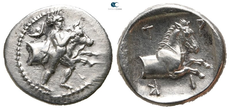Thessaly. Trikka circa 440-400 BC. 
Hemidrachm AR

18 mm., 2,87 g.

Thessal...