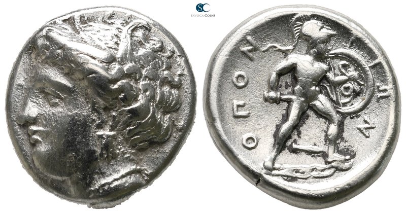 Lokris. Locri Opuntii (Epicnemidii) circa 370-350 BC. 
Stater AR

23 mm., 11,...