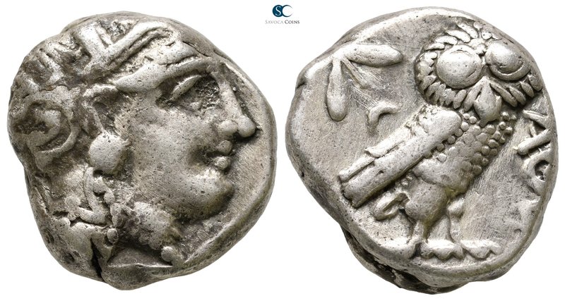 Attica. Athens 353-294 BC. Bingen Pi II style
Tetradrachm AR

22 mm., 17,05 g...