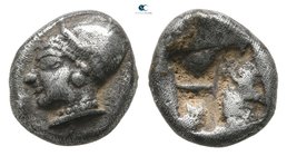 Ionia. Phokaia  circa 521-478 BC. Diobol AR