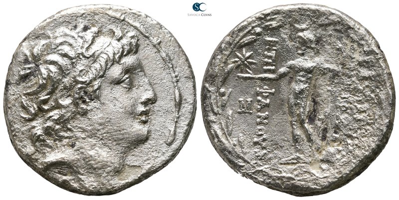 Seleukid Kingdom. Ake-Ptolemaïs. Antiochos VIII Epiphanes (Grypos) 121-97 BC. St...