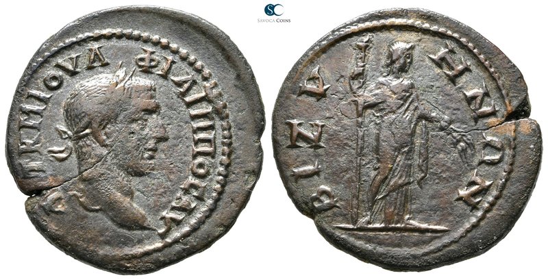 Thrace. Bizya. Philip I Arab AD 244-249. 
Bronze Æ

29 mm., 8,80 g.

AVT K ...