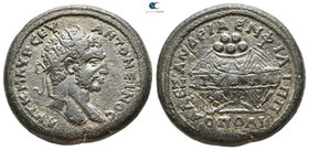 Thrace. Philippopolis. Caracalla AD 198-217. Alexandrian Pythian Games issue. Bronze Æ