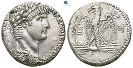 Seleucis and Pieria. Antioch. Nero AD 54-68. Dated RY 7 and year 109 of the Caesarean Era=AD 60/1. Tetradrachm AR