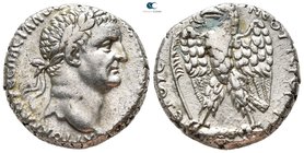 Seleucis and Pieria. Antioch. Vespasian AD 69-79. Dated "New Holy Year" 3=AD 70/1. Tetradrachm AR