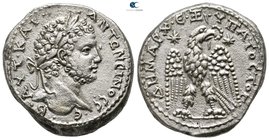 Seleucis and Pieria. Antioch. Caracalla AD 198-217. Struck AD 211-212. Tetradrachm AR