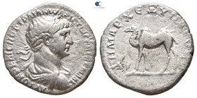 Arabia. Bostra. Trajan AD 98-117. Drachm AR