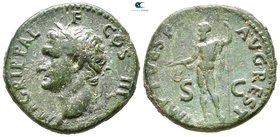 Agrippa 12 BC. Restitution issue under Titus, AD 79-81. Rome. As Æ