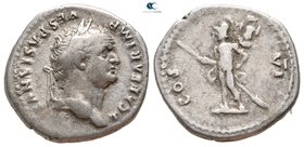 Titus, as Caesar AD 76-78. Rome. Denarius AR