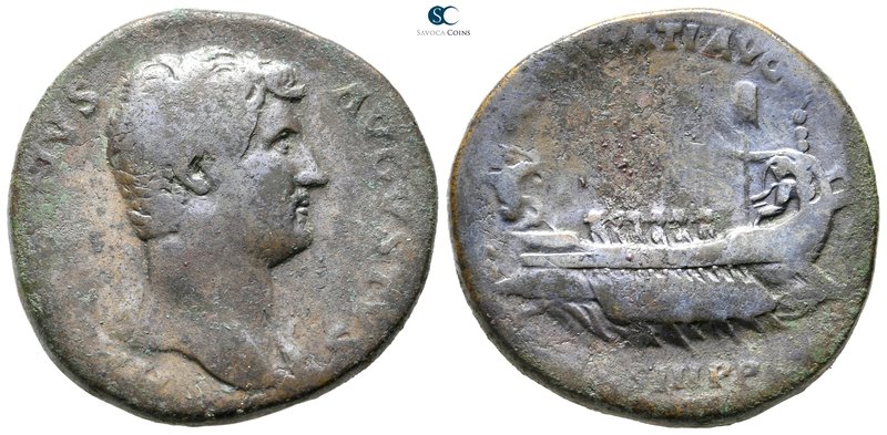Hadrian AD 117-138. Struck AD 132-134. Rome
Sestertius Æ

32 mm., 22,53 g.
...
