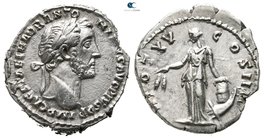 Antoninus Pius AD 138-161. Struck AD 151/2. Rome. Denarius AR