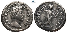Marcus Aurelius as Caesar AD 139-161.  Struck under Antoninus Pius, AD 159-160. Rome. Denarius AR