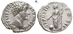 Marcus Aurelius as Caesar AD 139-161. Rome, struck under Antoninus Pius, A.D. 148/9.. Rome. Denarius AR