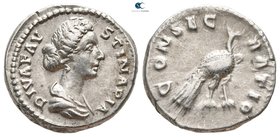 Faustina II AD 147-175. Rome. Denarius AR