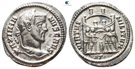 Galerius as Caesar AD 293-305. Rome. 3rd officina. Argenteus AR