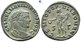 Galerius Maximianus as Caesar AD 293-305. Siscia. Follis Æ