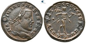 Maximinus II Daia as Caesar AD 305-308. Struck AD 305. Ticinum. Follis Æ