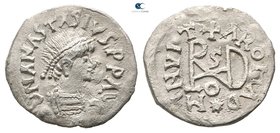The Gepids. Sirmium AD 489-526. Pseudo-imperial coinage. Quarter Siliqua AR