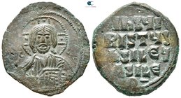 Attributed to Basil II and Constantine VIII AD 976-1028. Struck circa AD 976-1030/35. Constantinople. Anonymous follis Æ. Class A2