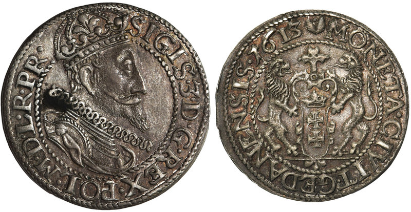 Zygmunt III Waza, Ort Gdańsk 1613 - bardzo ładny

Piękny egzemplarz, praktyczn...