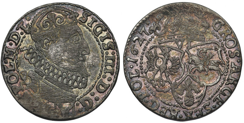 Zygmunt III Waza, Szóstak Kraków 1627

Odmiana z dużą głową króla.
Ładny egze...