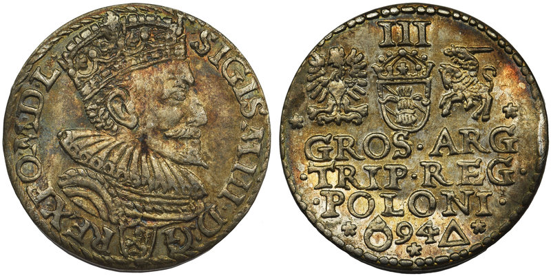 Zygmunt III Waza, Trojak Malbork 1594

Odmiana z zamkniętym pierścieniem na re...