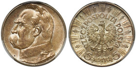 Piłsudski 5 złotych 1938 - PCGS MS62

Menniczy egzemplarz w delikatnej patynie.&nbsp; 

Grade: PCGS MS62 
Literature: Parchimowicz 118d