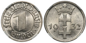 Wolne Miasto Gdańsk - 1 gulden 1932 - NGC UNC

Menniczy stan zachowania. Detale od NGC za ślad po usunięciu plamy na rewersie.&nbsp;
Niemniej monet...