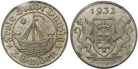 Wolne Miasto Gdańsk - 2 guldeny 1932 Koga - NGC AU55 - rzadkie i ładne

Jedna z rzadszych monet WMG.&nbsp;
Atrakcyjna około mennicza sztuka. 

Gr...