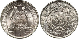100 złotych 1966 Mieszko i Dąbrówka - NGC MS67 PIĘKNA

Wyśmienicie zachowany egzemplarz jakże kultowej monety z okresu PRL.
Wyselekcjonowany, dosko...