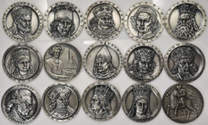 Zestaw - medali Z.W.PTTK CHEŁM ( 16 szt.)

Szesnaście sztuk medali, przedstawiających ważne postacie historyczne. 

Grade: UNC/UNC-