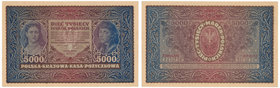 5.000 marek 1920 - II Serja AN -

Znakomitej świeżości egzemplarz.&nbsp;
Papier czysty z jedynie śladowym foxingiem wyłącznie na lewej krawędzi. Na...