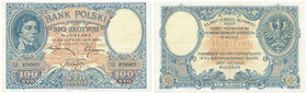100 złotych 1919 S.B 

Banknot rzadki w pięknych stanach zachowania.&nbsp;
Egzemplarz po subtelnym oczyszczeniu oraz rozprostowaniu. Złamany przez ...