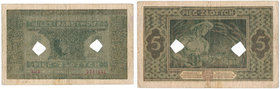 5 złotych 1926 - Falsyfikat z epoki - ciekawy

Wyłapane fałszerstwo z epoki. Skasowane w formie dwóch czworokątów.
Dobry warsztat fałszerza z wiern...