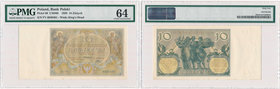 10 złotych 1929 -FV- PMG 64

Emisyjny stan zachowania.&nbsp;
Technicznie bankowy egzemplarz, ale z śladami foxingu na krawędziach.&nbsp; 

Grade:...