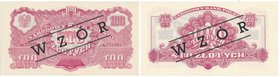 100 złotych 1944 ...owe z nadrukiem WZÓR -Ax-

Seria pozostała w zapasach NBP,&nbsp; wypuszczona na rynek kolekcjonerski z wtórnym nadrukiem wzór wy...