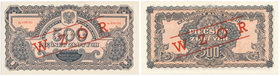 500 złotych 1944 ...owe z nadrukiem WZÓR -Ax-

Seria pozostała w zapasach NBP, wypuszczona na rynek kolekcjonerski z wtórnym nadrukiem wzór wykonany...