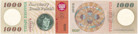 1.000 złotych 1965 -R-

Złamany przez środek oraz niemocno ugięty na 1/3 szerokości banknotu.
Świeży z mocnym połyskiem druku. Zdrowa prezencja. 
...