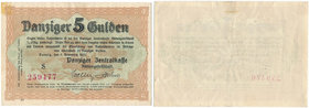 Gdańsk 5 guldenów 1923 Listopad - DUŻA RZADKOŚĆ

Naszym zdaniem jest to jeden z najrzadszych banknotów Wolnego Miasta Gdańsk.&nbsp;
Rzadki, wysoki ...