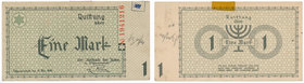 1 marka 1940 num. 7-cyfrowy - rzadkie

Rzadka odmiana z numeratorem siedmiocyfrowym. 
Złamany przez środek oraz drobne nieświeżości w obrębie naroż...