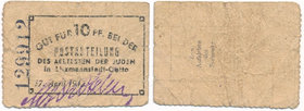 10 pfennig 1942 LARGE '10' with signatures and serial number - RARE
10 fenigów 1942 DUŻA CYFRA - z numeratorem oraz podpisem - RZADKOŚĆ

Extremely ...