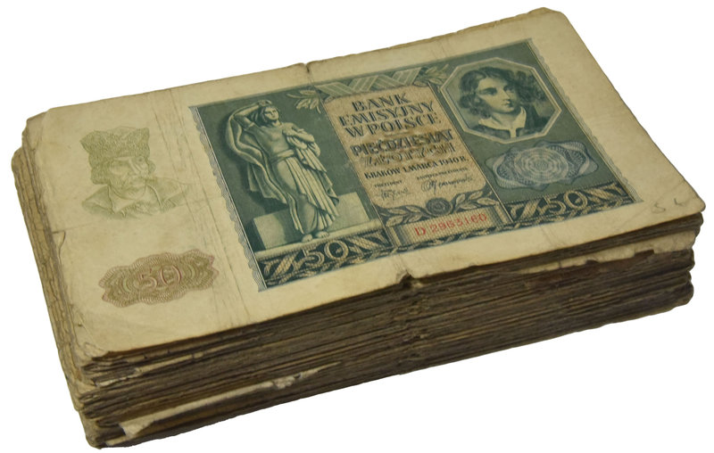 Zestaw - 50 złotych 1940 (192szt.)

Zestaw składający się wyłącznie z najrzads...