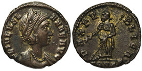 Cesarstwo Rzymskie, Helena jako Augusta (325-329), Follis pośmiertny
 Konstantynopol 337-340 ne. Pięknie zachowane. Awers: popiersie cesarzowej w dia...