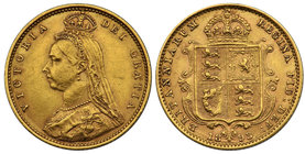 Australia - Królowa Wiktoria - 1/2 suwerena 1893 

Gold fineness 916 - 22 Carat. Jubilee head.&nbsp; 
Nice piece, never mounted.
Moneta wydana z o...